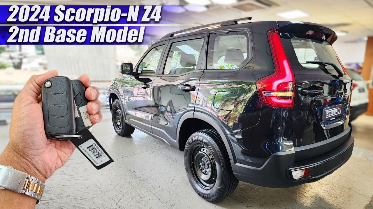 2024 Mahindra Scorpio-N Z4 2nd Base Model, On Road Price List, Mileage, Specs