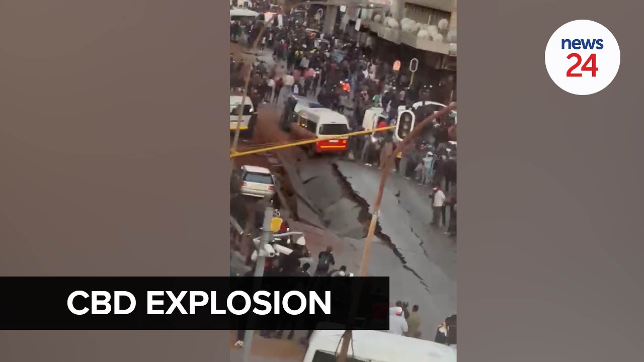 WATCH | Chaos and congestion as Joburg explosion leaves commuters stranded