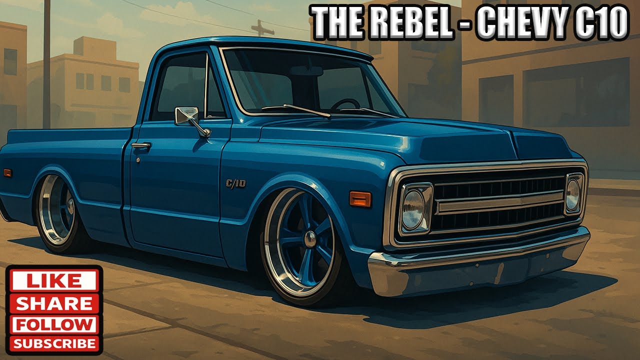 THE REBEL 🚨 | Slammed Chevy C10 Anthem w/ Chrome, Bass & Country Swagger