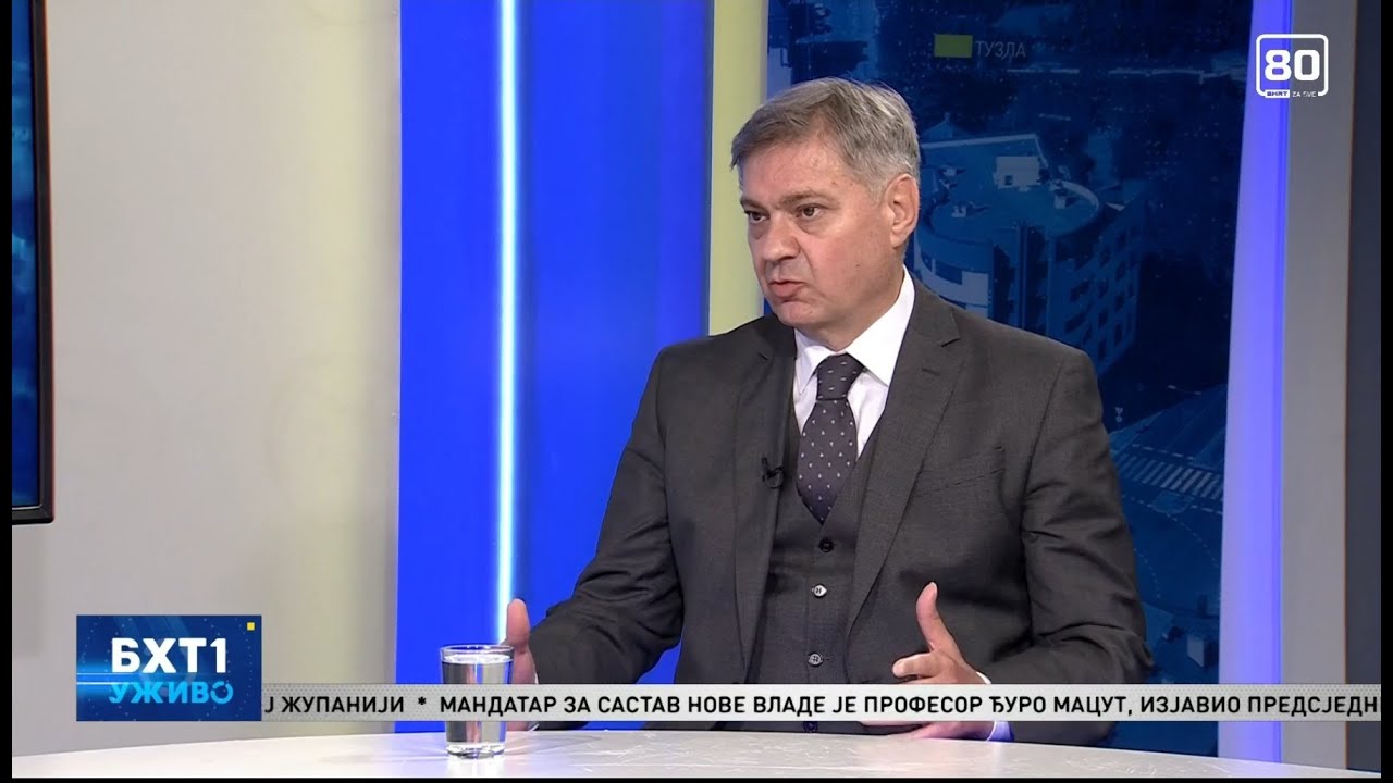 Gost BHT1 Uživo bio je Denis Zvizdić, predsjedavajući PD PSBiH