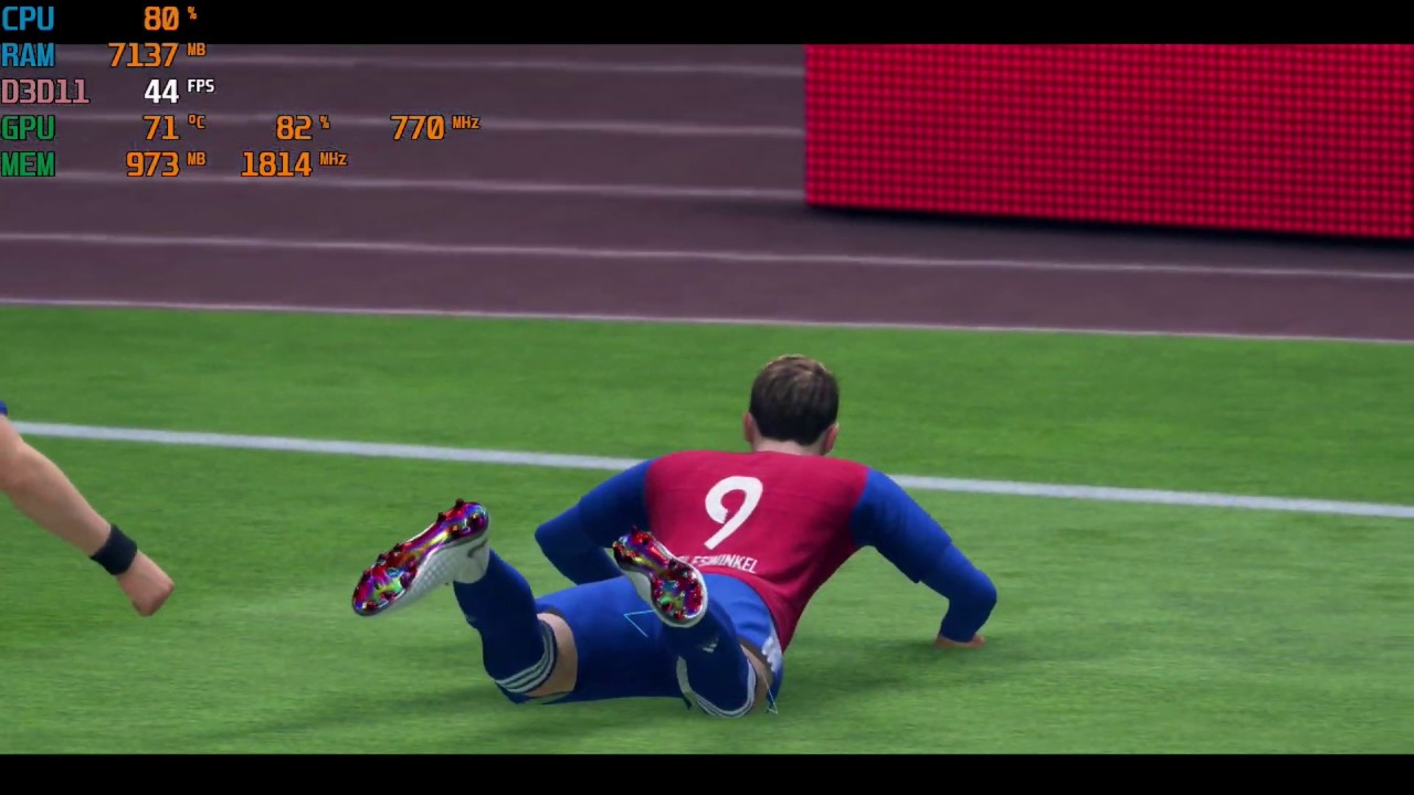 FIFA 19 - 720p Ultra  with the GTX 460