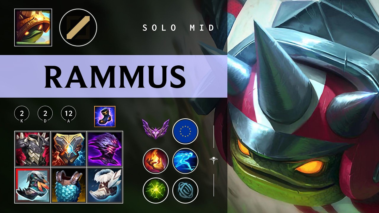 Rammus Mid vs Yasuo - EUW Master Patch 26.04