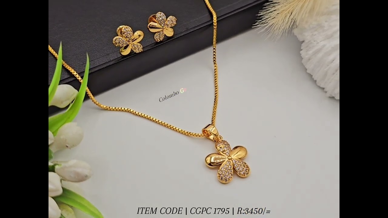 Simple Jewellery set from Colombo Gold Covering for an affordable price !!