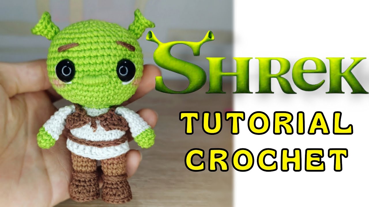 SHREK AMIGURUMI tutorial paso a paso #crochet #shrek