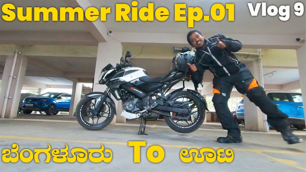SUMMER RIDE Ep.01 - Bangalore to Ooty || Elephant sight in Bandipur Forest