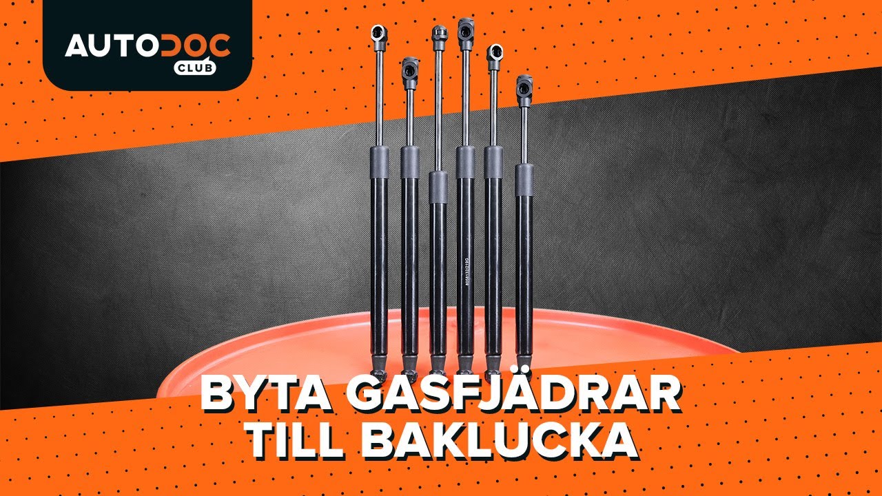 Så byter du gasfjädrarna på bilens baklucka [AUTODOC-LEKTION]