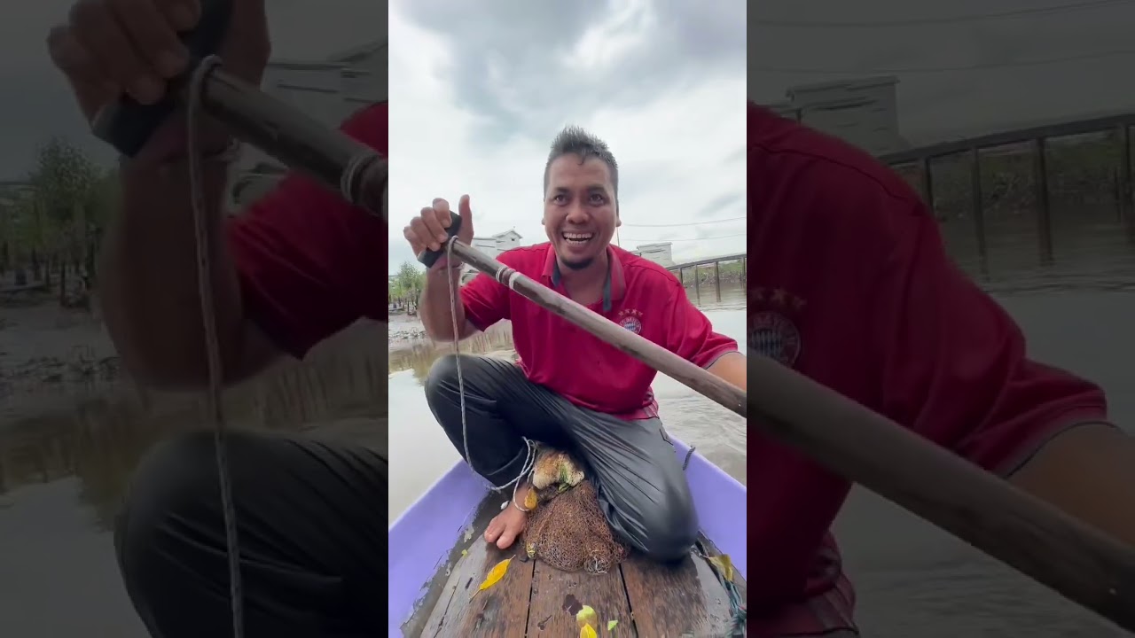Homban kan jale gile wak menyale”…udang bakar lawan sagu..
