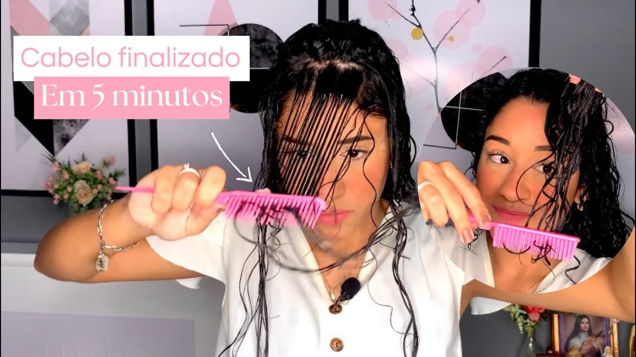 FINALIZAÇÃO RÁPIDA para cabelo cacheado🤍