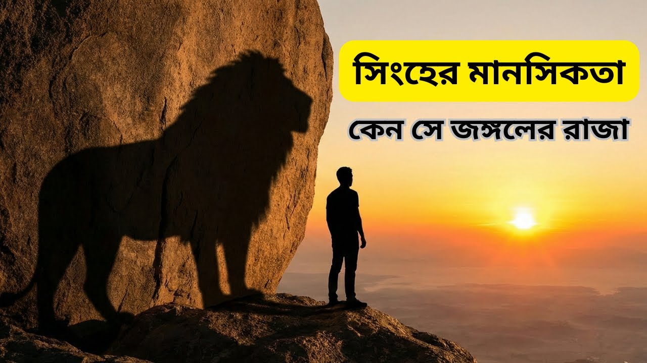 সিংহের মতো বাঁচো, মানসিকতা আসল শক্তি  | Lion Mentality, Rise Above Everything | Bangla Motivational