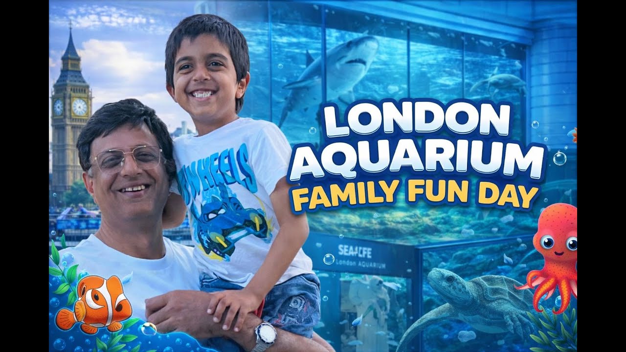 👉 “My 7-Year-Old’s First Time at London Aquarium 🦈 | Family Day Out”