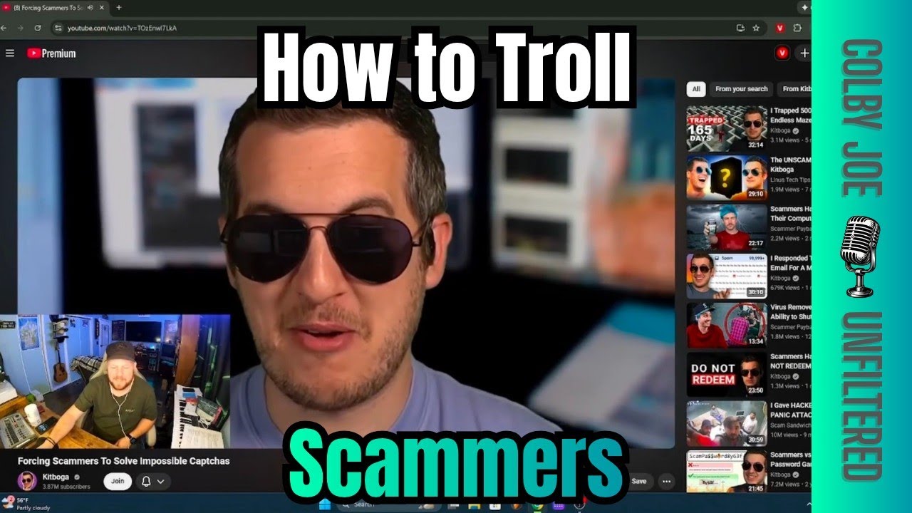 Reacting to Kitboga Trolling Scammers