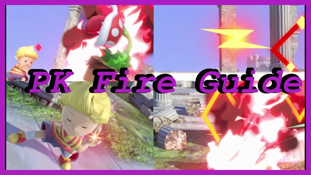 PK Fire Guide - How to use PK Fire with Lucas in Super Smash Bros. Ultimate (Wavebounce)