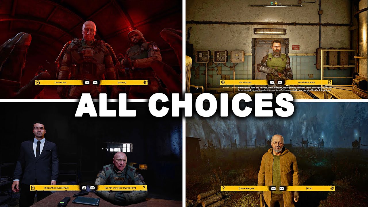 All Major Choices & Consequences - STALKER 2: Heart of Chornobyl