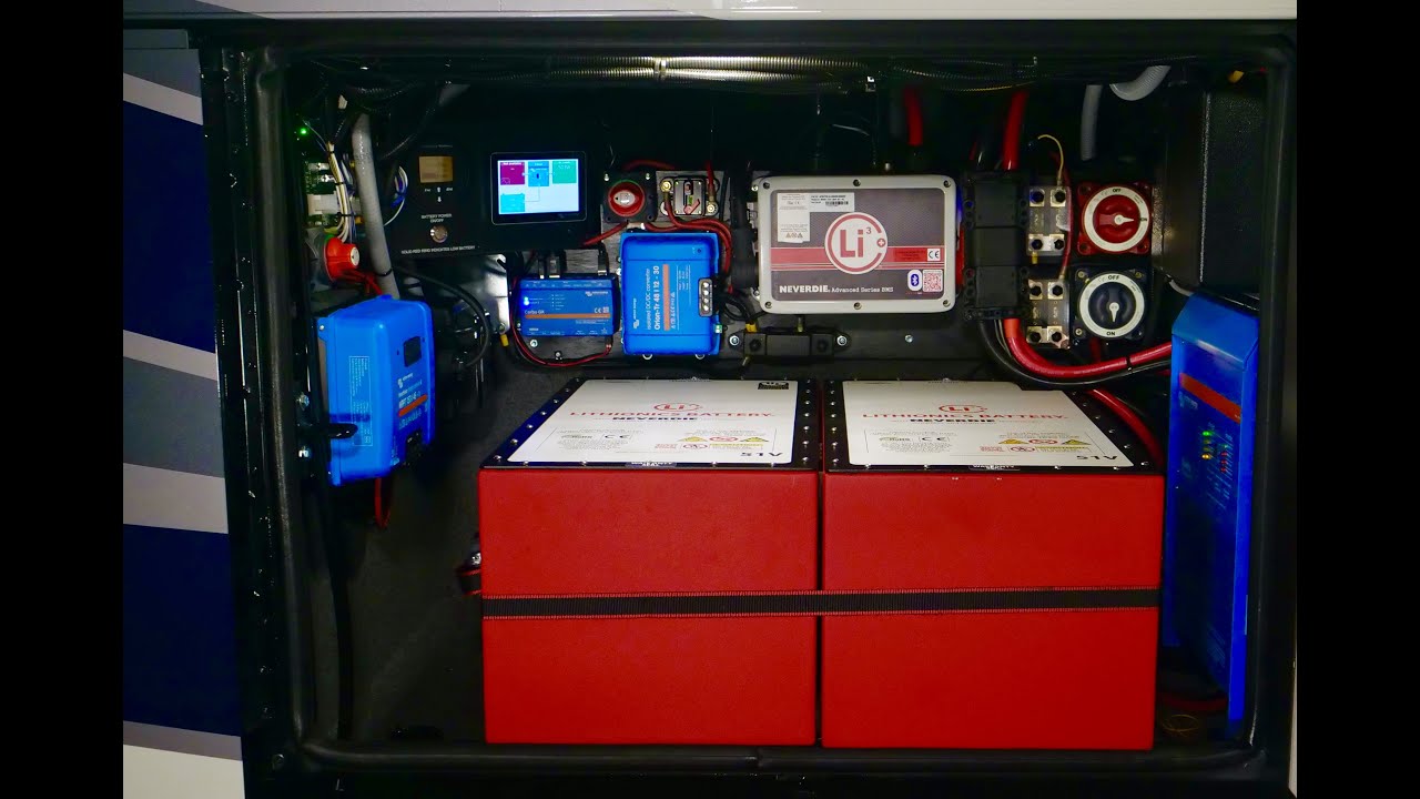 5112 Dual Voltage / Dual Inverter - RV Lithium 51 Volt System - Mike Mas  Lithionics Victron Xantrex