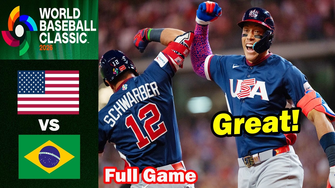 USA vs Brazil [FULL GAME] Highlights | World Classic Baseball 2026