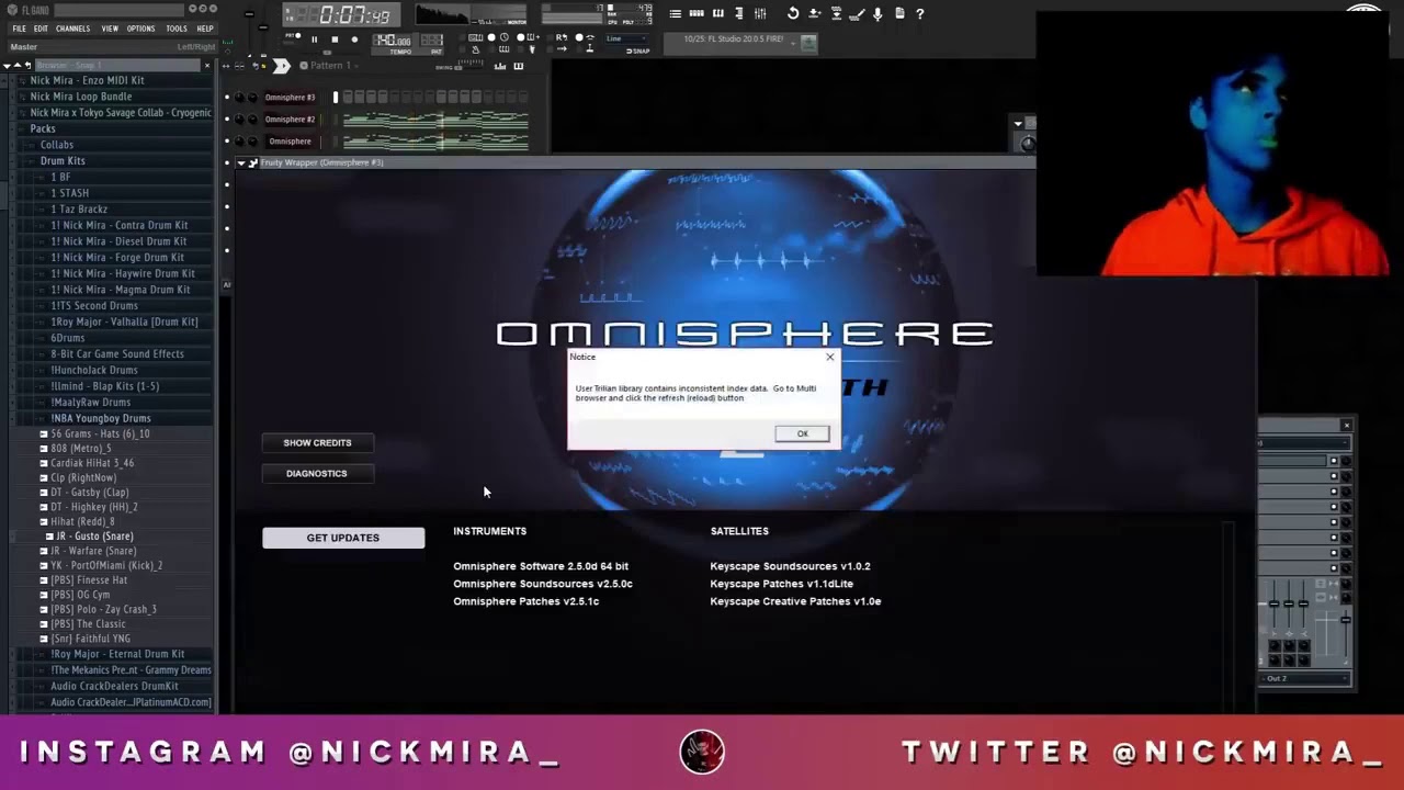 Nick Mira Making "Lost Too Many" by Juice Wrld LIVE | Original instrumental, stream cookup