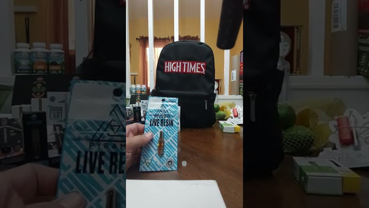 Unboxing Pyramid Live Resin/Redbud Roots Hash Rosin and The Clear Endo Enhanced Live Resin