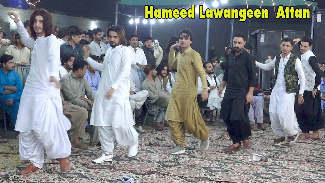 Hameed Lawangeen Speen Katan Bal Jorka | Pashto Mast Attan Songs | Khan Muhammad Minawal