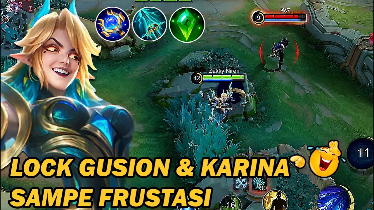 EUDORA MODE SEMAK!! LOCK GUSION & KARINA SI PALING JAGO SAMPE KESAL‼️- MLBB