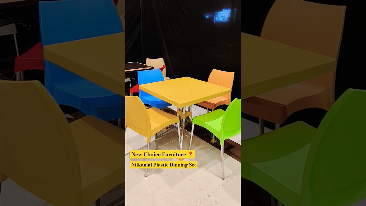 Nilkamal Plastic Dinning Set #dinningtabledecor #nilkamal #india #ncf #viralvideo #viralshorts