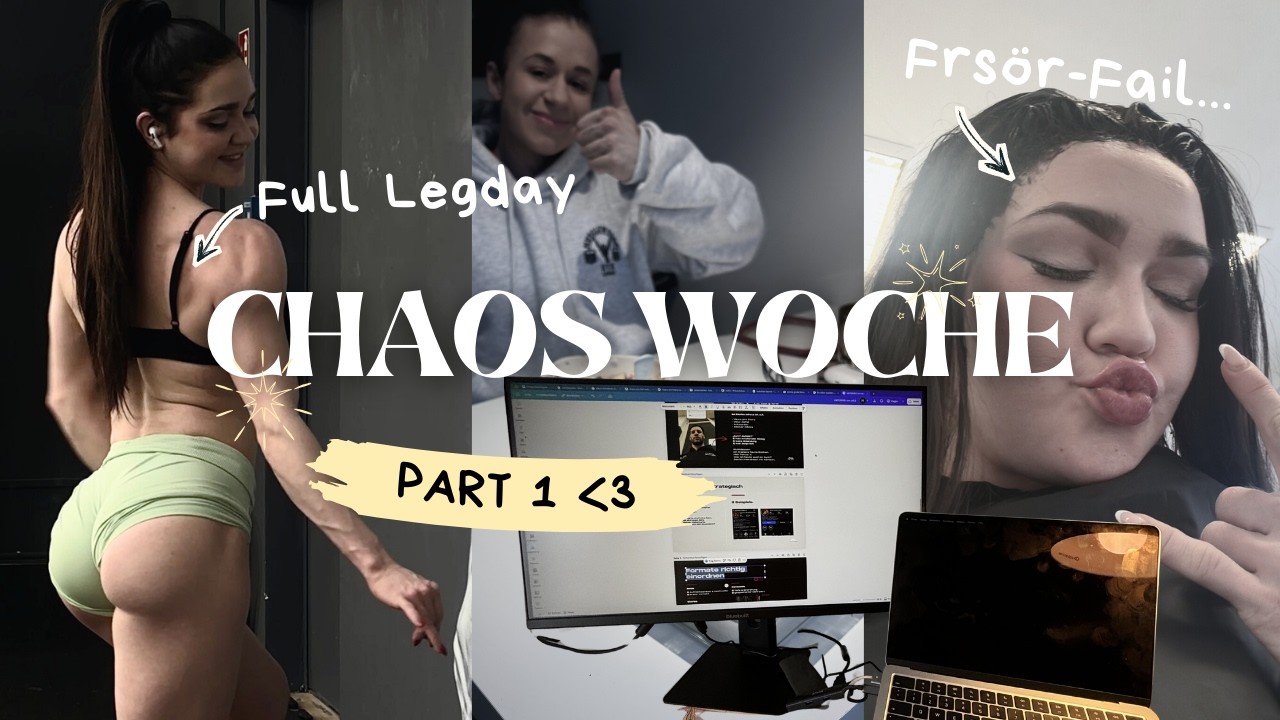 Ich nehm euch mit! 🙂‍↔️ LEGDAY / FRISÖR FAIL / WORK-LIFE-BALANCE 🤡