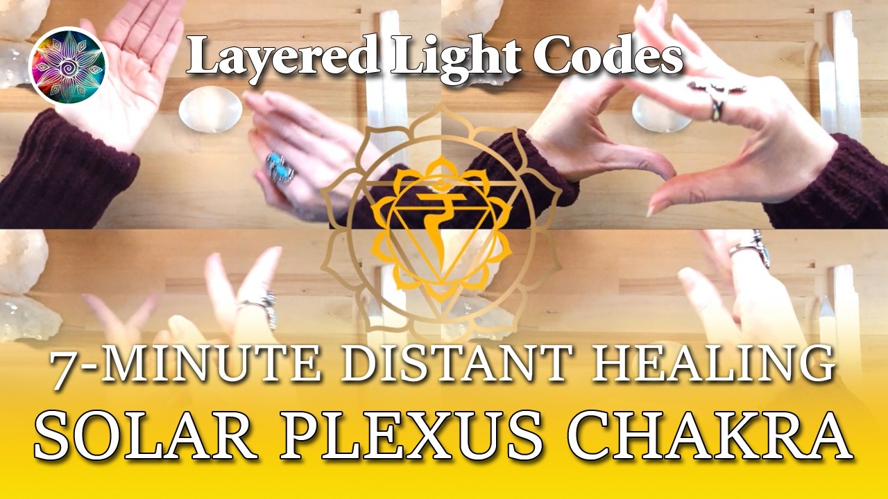 Silent, slow, gentle, layered solar plexus chakra distant healing. 🟡