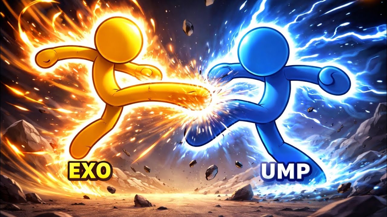 تحدينا بعض في لعبة ستيكمان فايت | we challenge each other in stickman fight