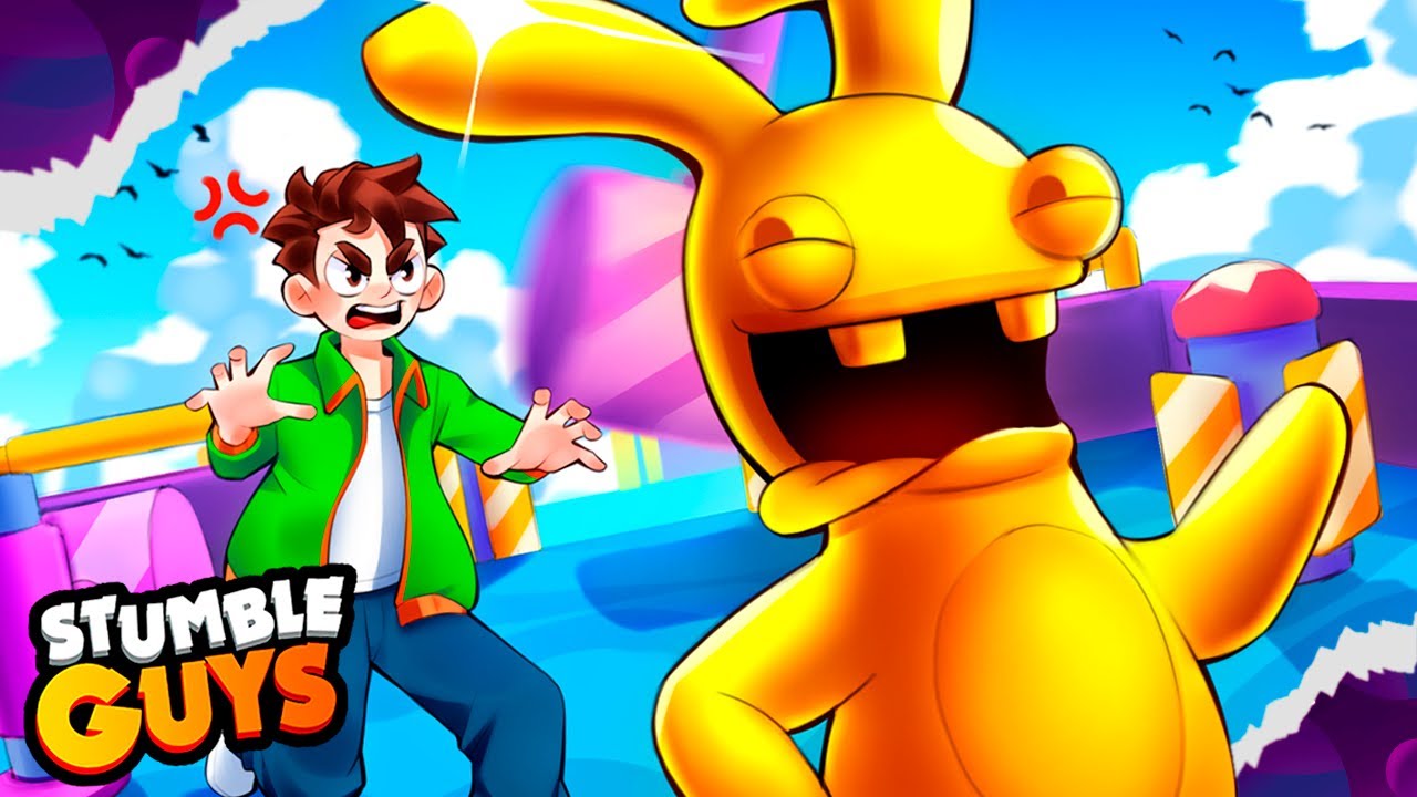 1 HORA PARA PEGAR O COELHO DOURADO ESPECIAL NO STUMBLE GUYS!
