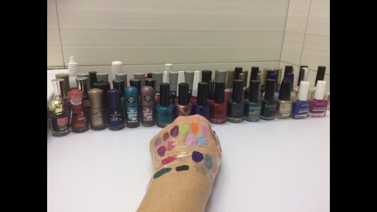 Flormar, Golden Rose, Careline, Essence, Chic, Sacara/коллекция лаков/nail polish collection(part 3)