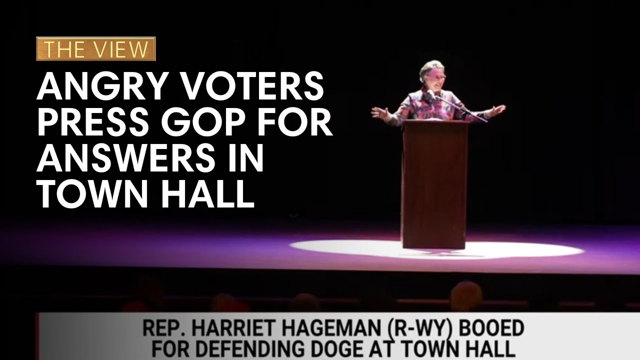 Angry Voters Press GOP For Answers In Town Hall