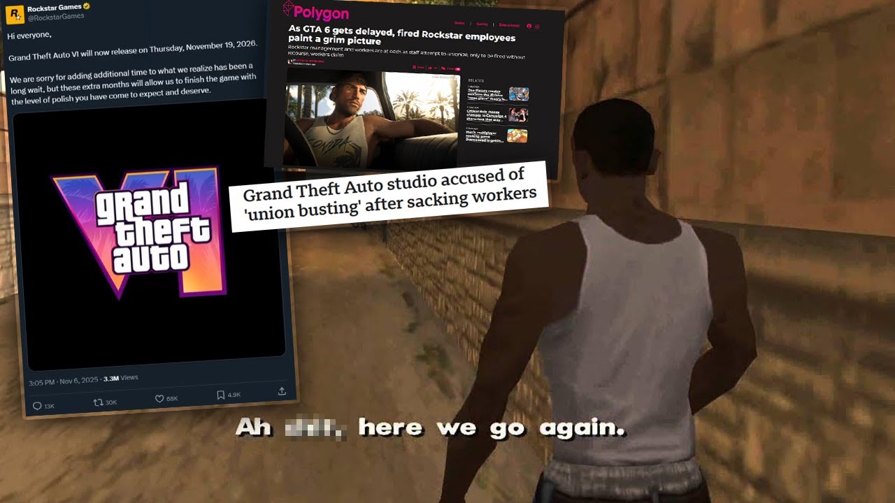 GTA 6 снова откладывается, а Rockstar Games — это просто отвратительно (нечестивая тирада)
