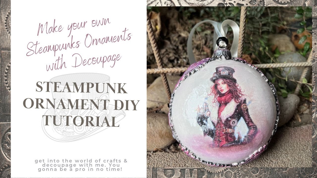 1 Amazing Steampunk DIY Christmas Ornament! Create Stunning Holiday Decorations for your Family!