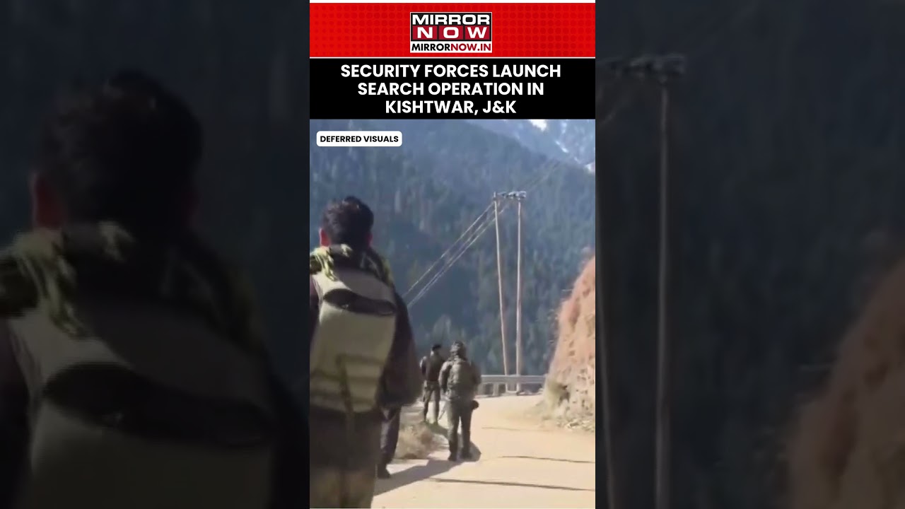J&K: Security Forces Launch Search Operation In Kishtwar After Intelligence Reports Terrorists