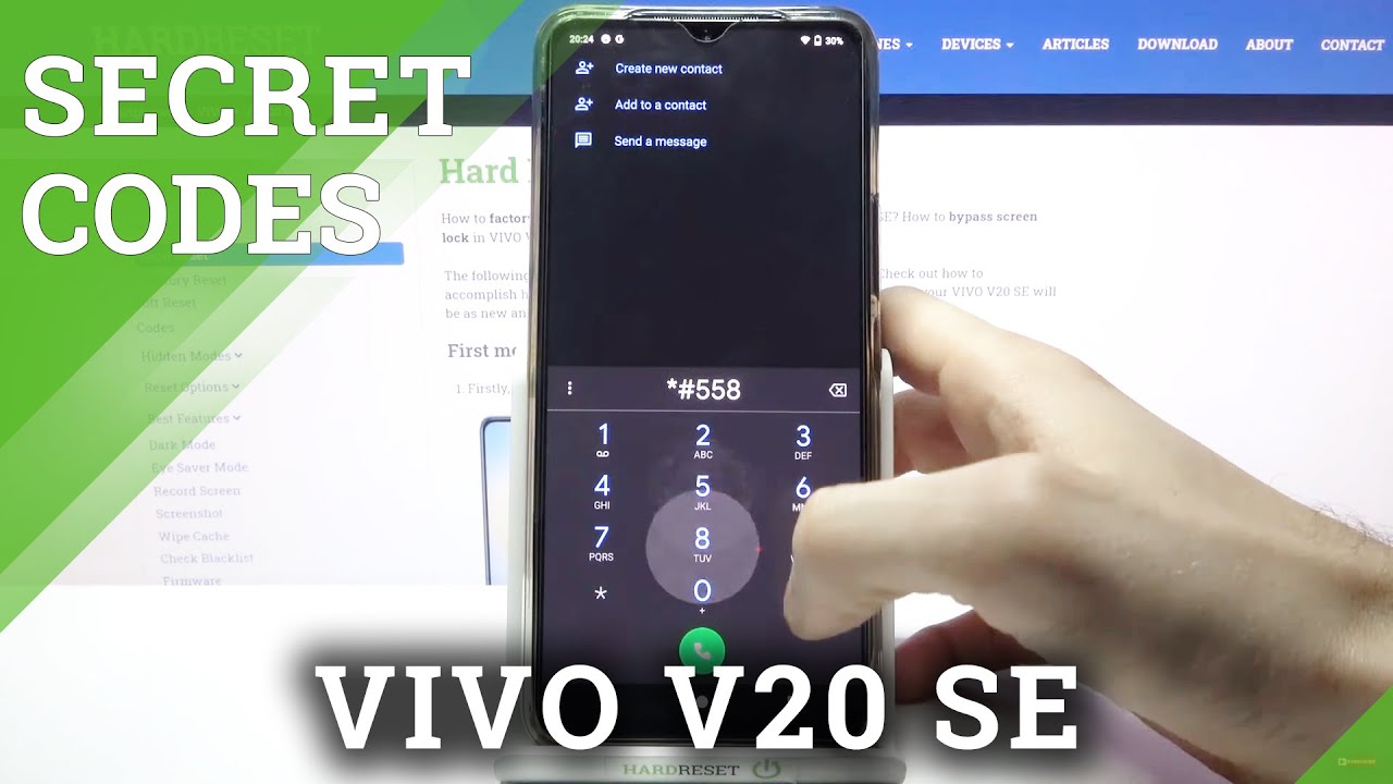 How to use Secret Codes on VIVO V20 SE &ndash; Hidden Modes and Features