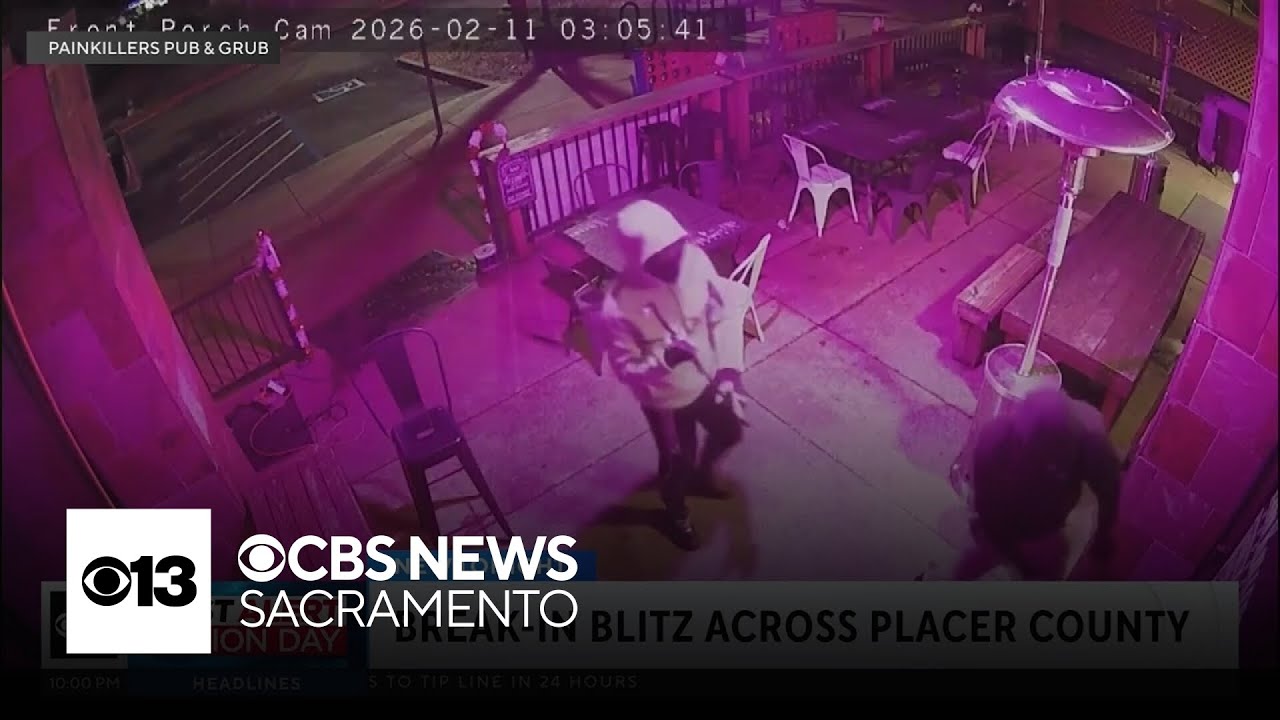 Six buisness hit in break-in blitz in Placer County