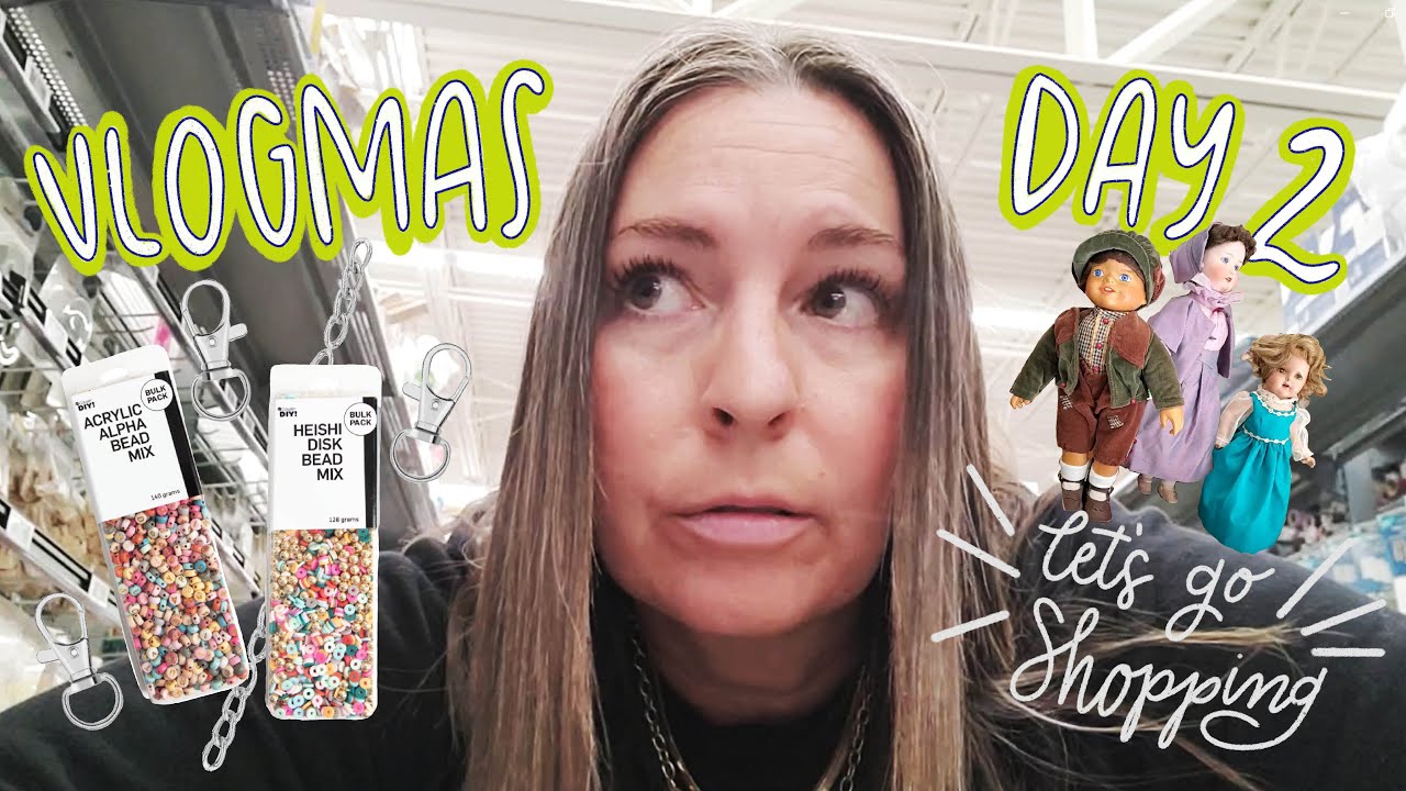 Shop with Me for Craft Supplies (AKA: Practicing Filming in Public) | Vlogmas Day 2