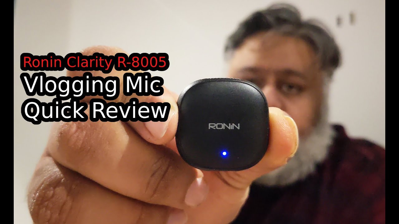 Ronin Clarity R 8005   Vlogging Mic - Quick Review