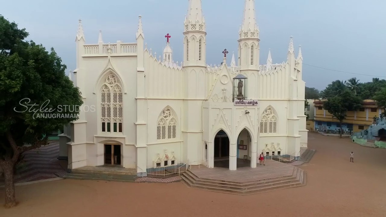 Vadakkankulam Church - An Aerial View