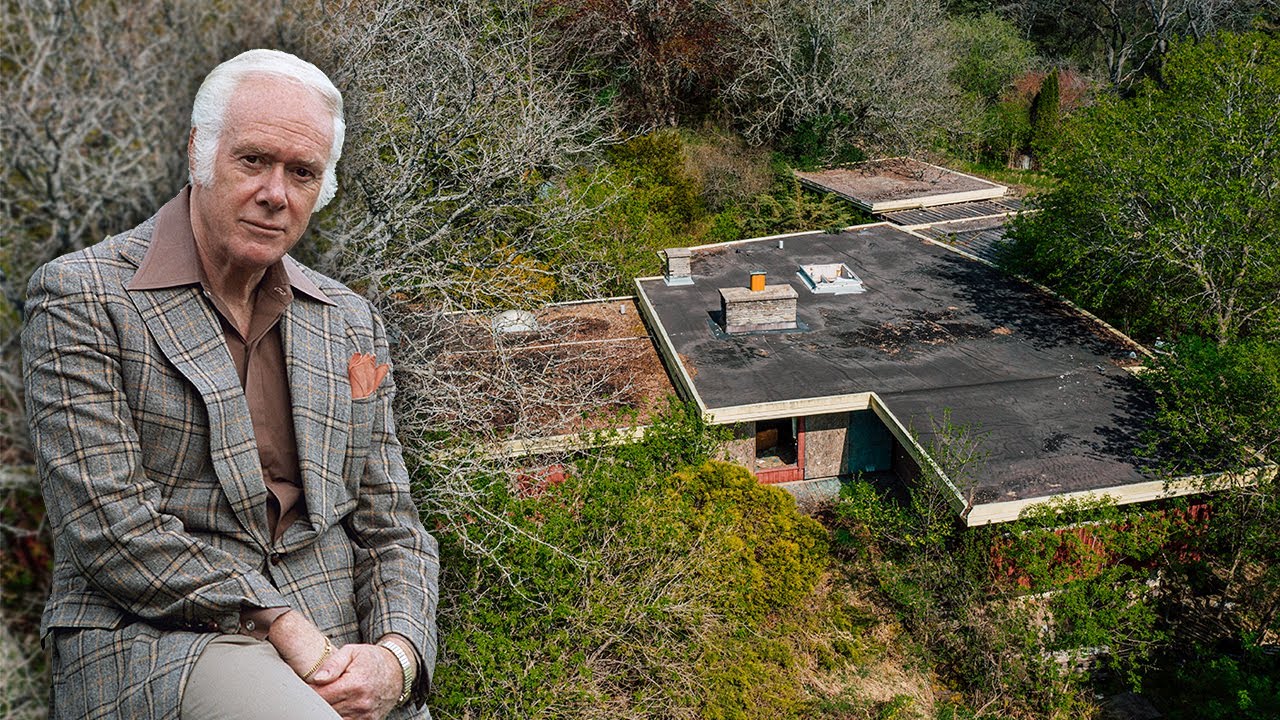 Famous Authors Incredible ABANDONED 1950's Mid Century Estate Home Forgotten in the Woods!