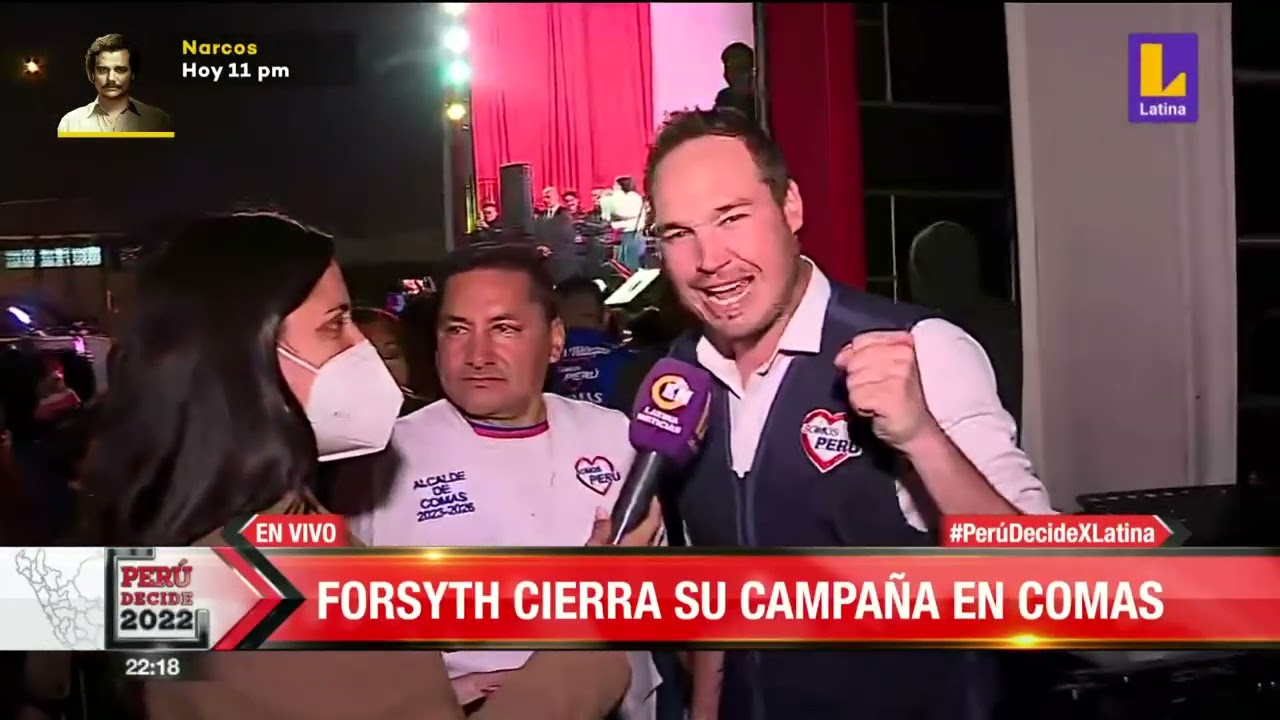🔴 George Forsyth cierra su campaña electoral en Comas