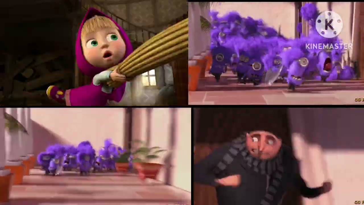 Up to faster 4 parison to Masha and Desplicable Me 2