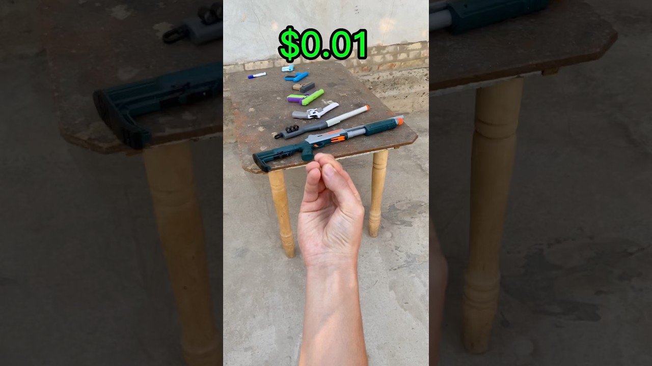 $1 vs $100 Toy Gun 🤪