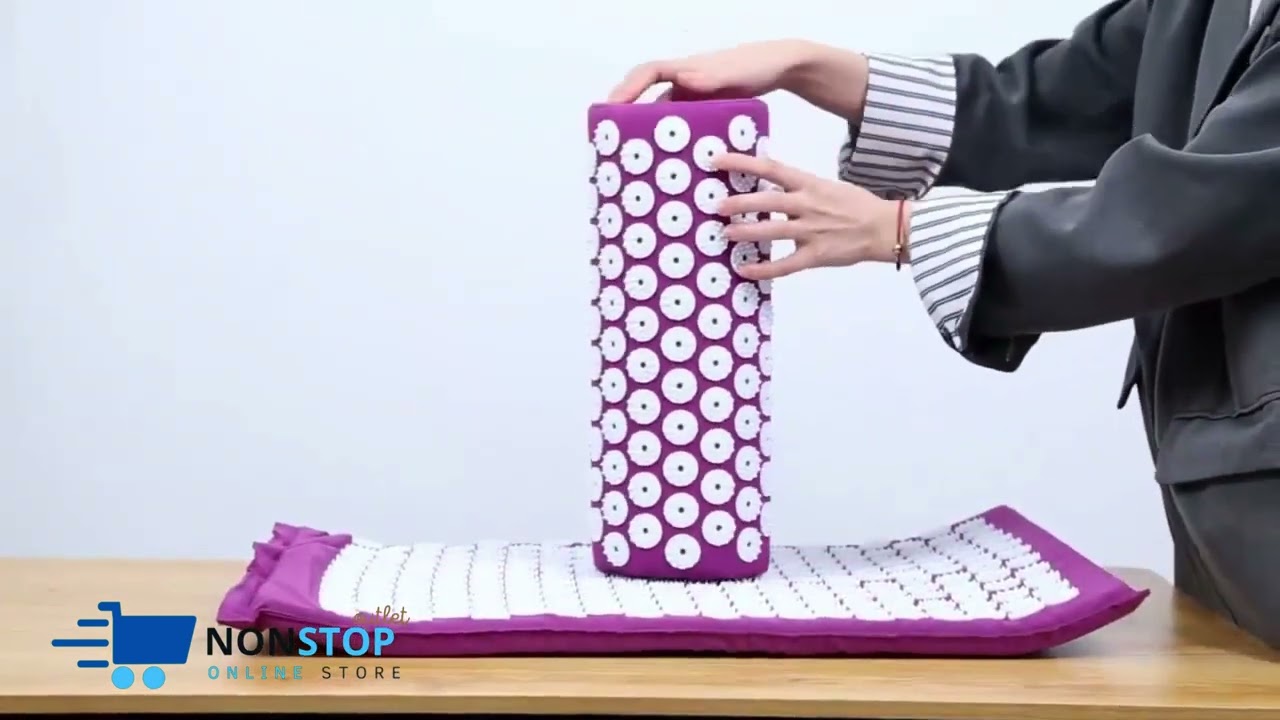 Tapete de Acupressão - Relaxamento Muscular Costas e Pescoço