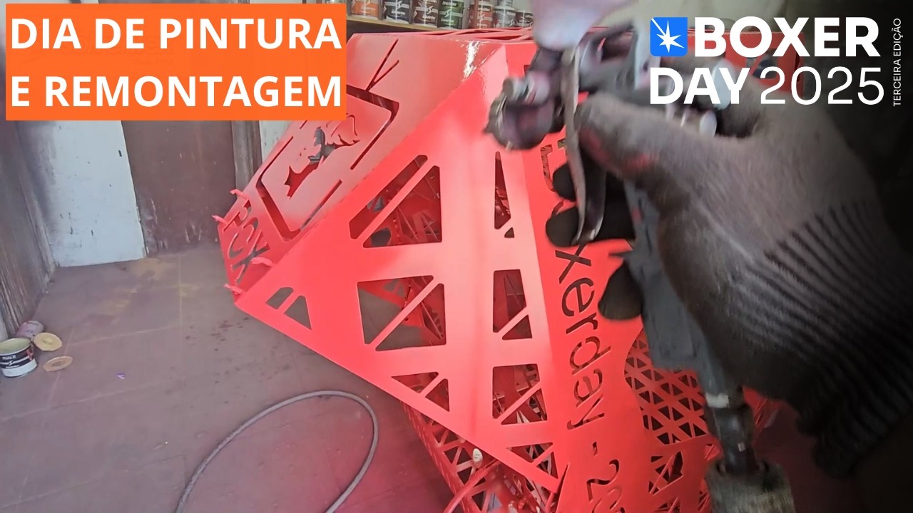 DIA DE DAR VIDA AO KART CROSS, PINTURA EPÓXI É OUTRO NÍVEL - BOXERDAY2025