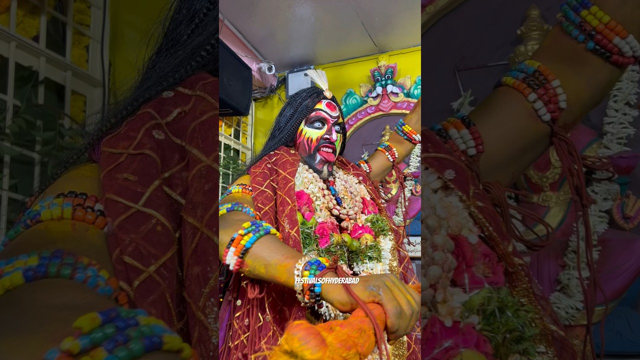 Boduppal Vasu Potharaju New Look At Secunderabad Bonalu 2024👀#trending #potharaju #newlook #viral