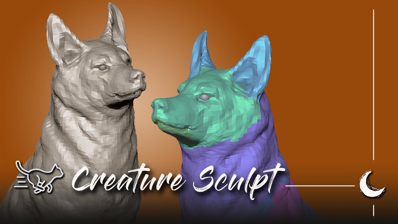 Zbrush Timelapse ☆ Rough Sculpt // 