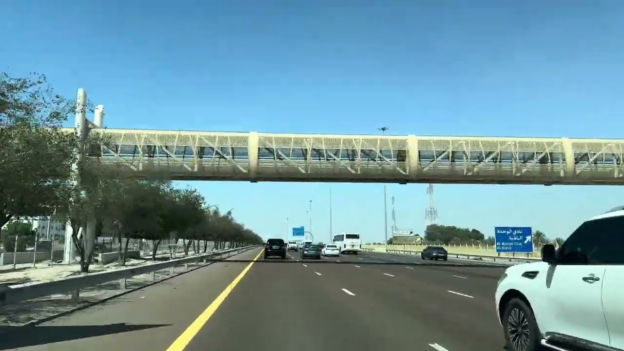 Abu Dhabi to Al Warqa Dubai Smooth Drive 🇦🇪 | Relaxing Highway Road Trip | 4K 60FPS