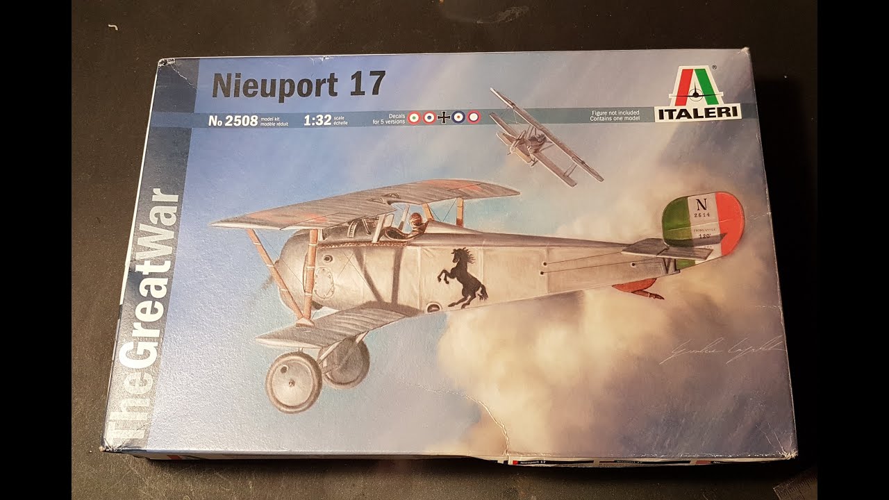 Italeri 1/32 Nieuport 17, Part 1 - Engine and Prop