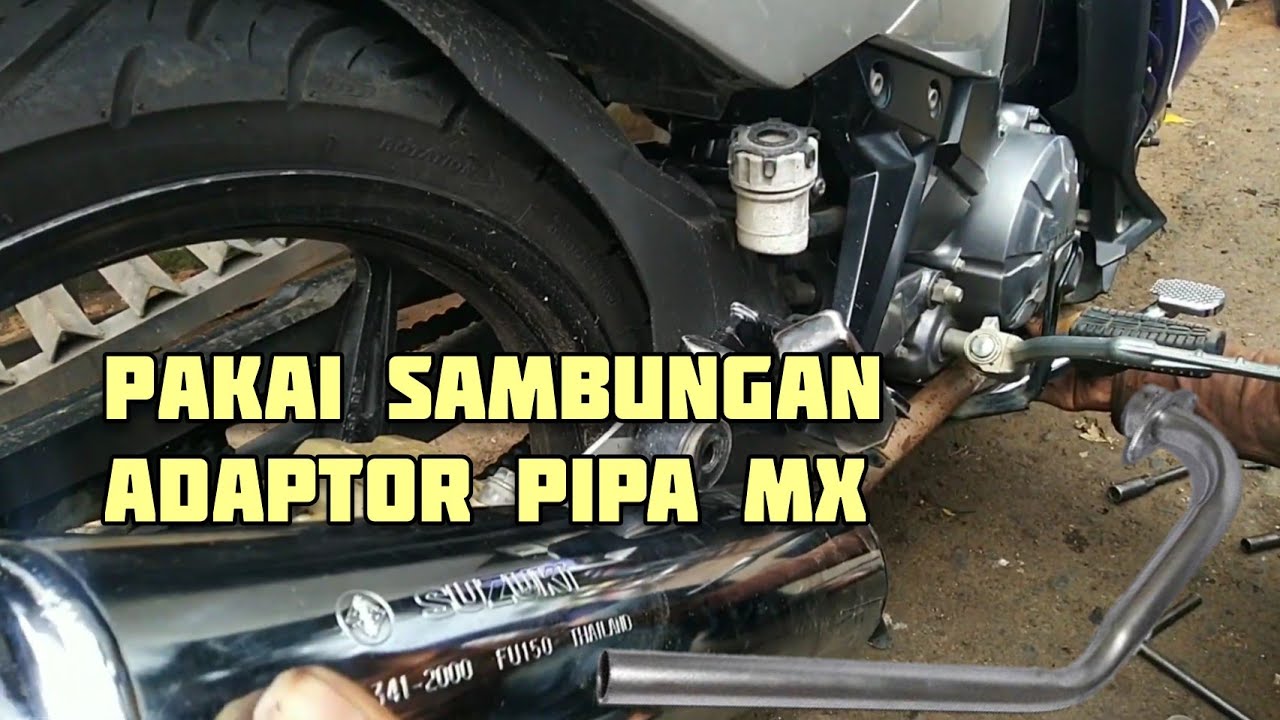 Cara Aman New Jupiter MX 135 Pakai Knalpot Satria F CBU Sparepart