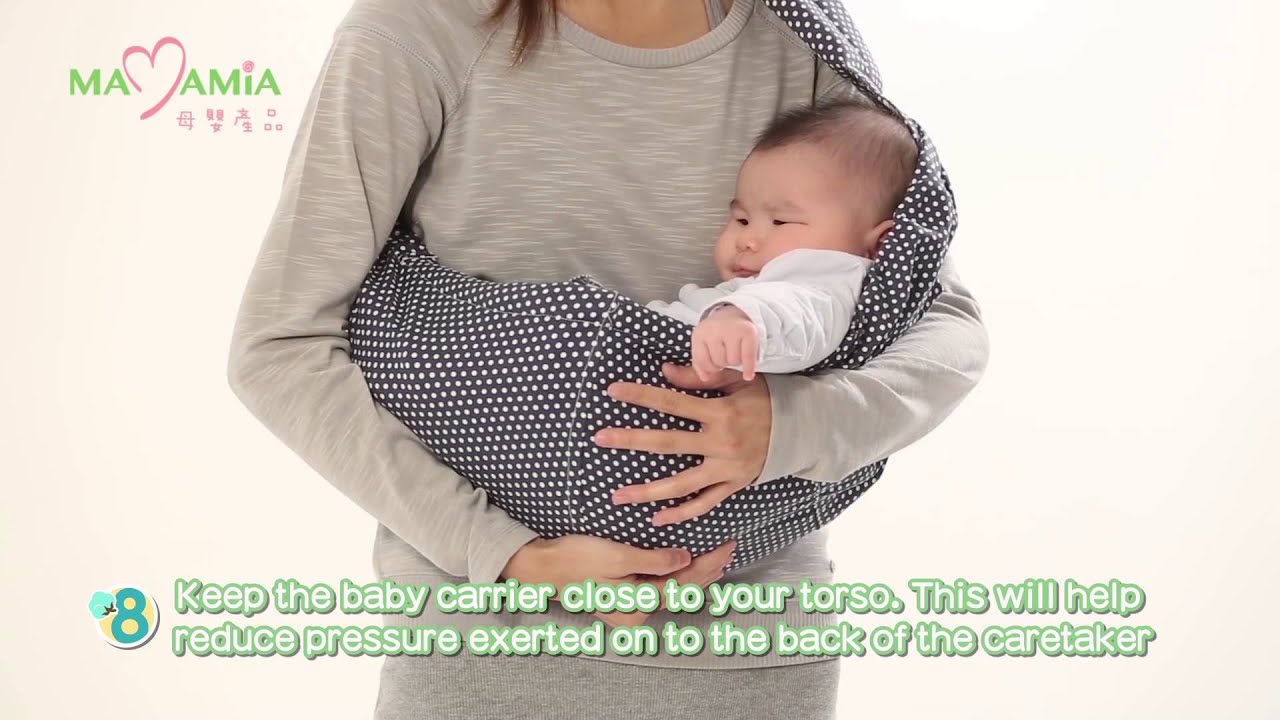 How to use MaMa Mia Baby Sling Carrier
